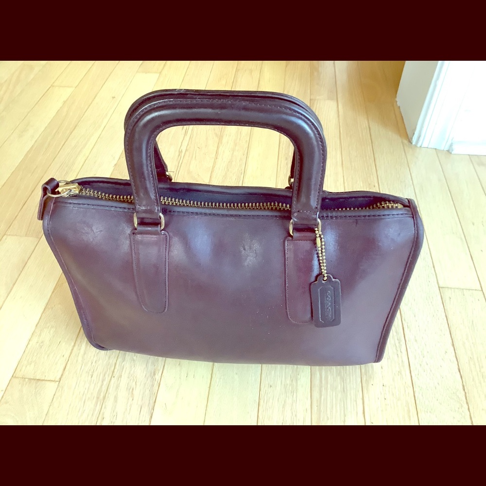 Coach  1960’s Leather Business Satchel in Cordovan